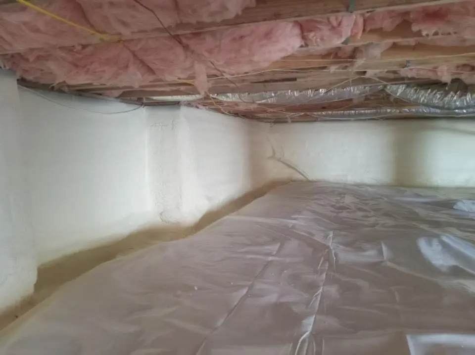 Crawl space encapsulation with closed-cell spray foam for Spray Foam Roofing in Isla Vista